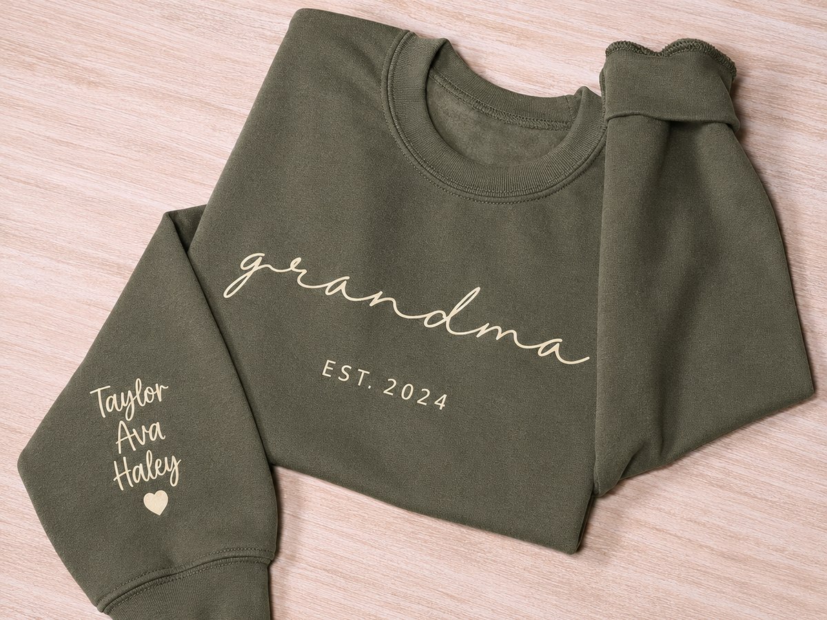 Grandma shirt with the grandkids names